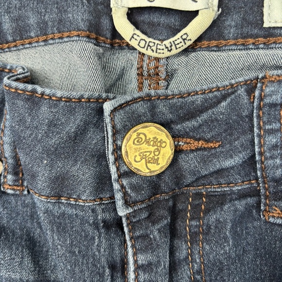 Indigo Rein Dark Wash Jeans with Rolled Hems Size 7 - Picture 7 of 8